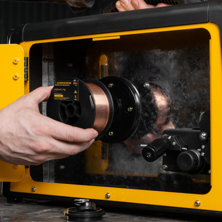 Омедненная проволока Denzel ER70S-6, диам. 0,8 мм, 1 кг, диам. катушки D100