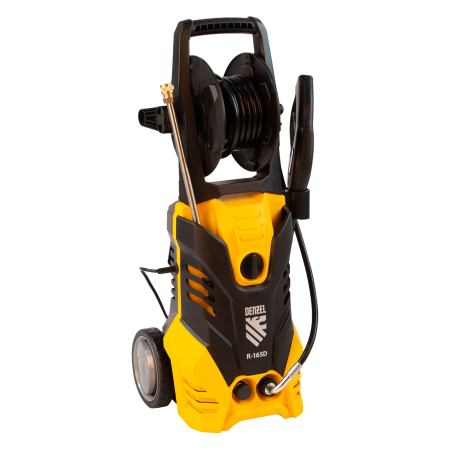 Мойка высокого давления DENZEL R-165D, 2200 Вт, 165 бар, 7 л/мин, с барабаном