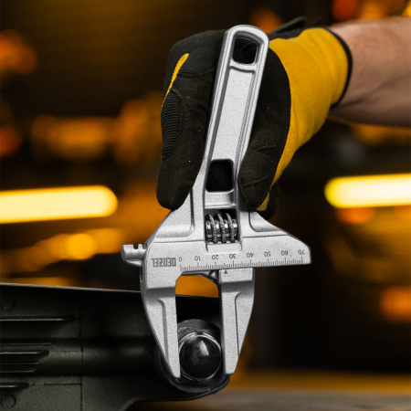 Ключ разводной DENZEL 205 мм, алюминиевый