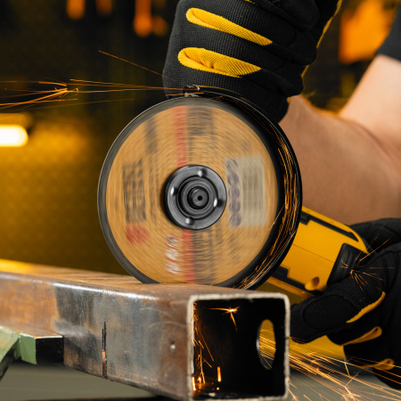 Круг отрезной по металлу DENZEL, 125 х 2,0 х 22,2 мм, WA60TBF