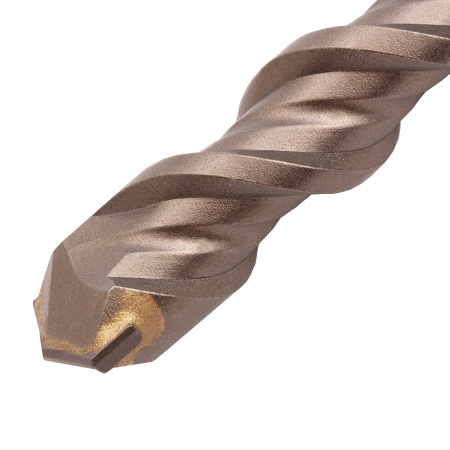 Бур по бетону DENZEL 705043, 18 x 260 мм, двойная спираль, три пылеотводящие кромки