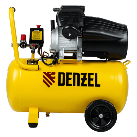 Компрессор воздушный DENZEL DCV2200/50, 2.2 кВт, прямой привод, 50 литров, 380 л/мин Компрессор воздушный DENZEL DCV2200/50, 2.2 кВт, прямой привод, 50 литров, 380 л/мин