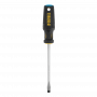 Отвертка DENZEL SL8x150 мм, CrV, трехкомпонентная рукоятка