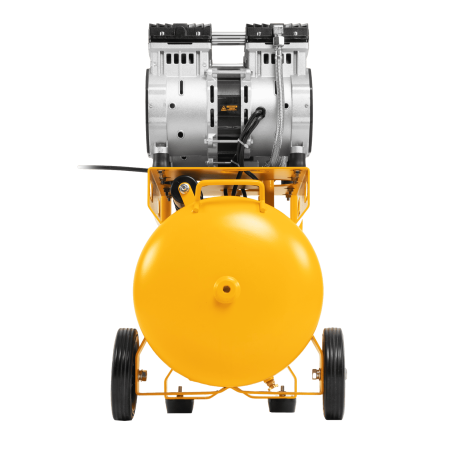 Компрессор безмасляный, малошумный DENZEL DLS 2200/50, 2200 Вт, 2x1100, 50 л, 380 л/мин