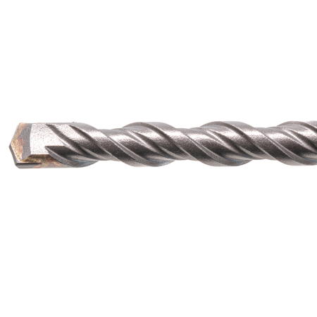 Бур по бетону DENZEL 705013, 8 x 210 мм, двойная спираль, три пылеотводящие кромки