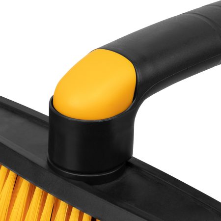 Щетка-сметка со скребком DENZEL телескоп, поворотная голова, 750-1120 мм