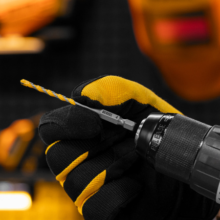 Набор сверл универсальных DENZEL, Multi cut, 4-10 мм, 5 шт.