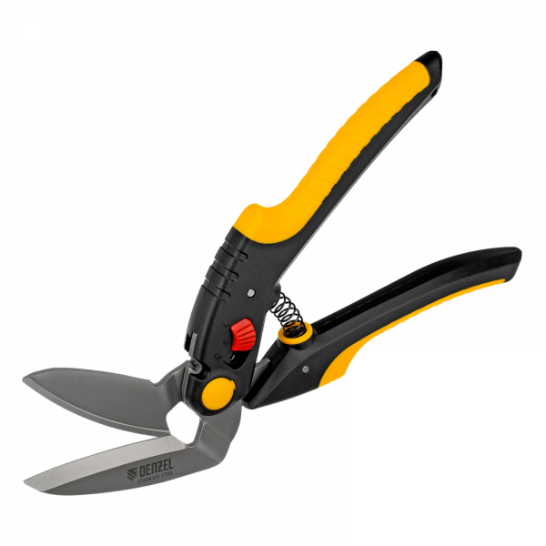 Ножницы для напольных покрытий DENZEL 250 мм, нержавеющая сталь, функция перерезания