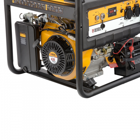 Генератор бензиновый DENZEL PS 70 EA, 7.0 кВт, 230 В, 25 л, электростартер