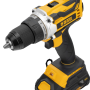 Дрель-шуруповерт аккумуляторная, бесщет. DENZEL BLDL-18-02 Li-Ion, 18 В