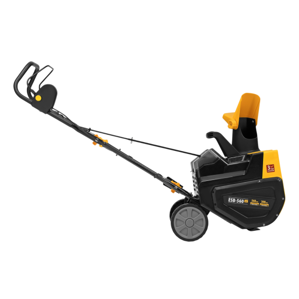 Снегоуборщик аккумуляторный DENZEL ESB-560Li, 560 мм, 40В, 2 АКБ 5 Ач, ЗУ, метал. шнек
