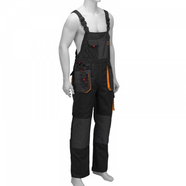 Полукомбинезон профессиональный рабочий DENZEL 65% полиэстер 35% хлопок, XL