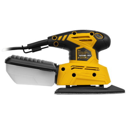 Машина плоскошлифовальная вибрационная DENZEL VDS-2, 2 в 1, 130 Вт, 14000 об/мин
