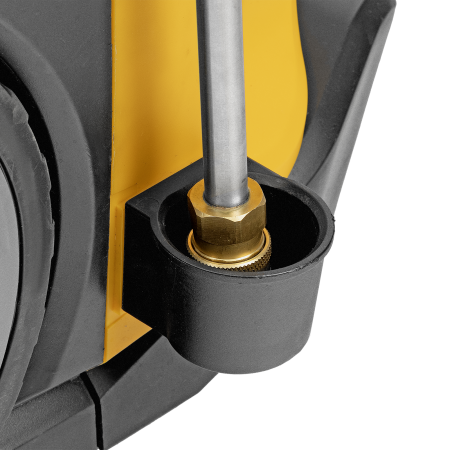 Моечная машина высокого давления DENZEL R-230iD, 3300 Вт, 230 бар, 600 л/ч, асинхронный двигатель, с барабаном