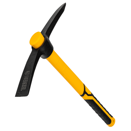 Кирка DENZEL 700 г, фибергласовая обрезиненная рукоятка 385 мм