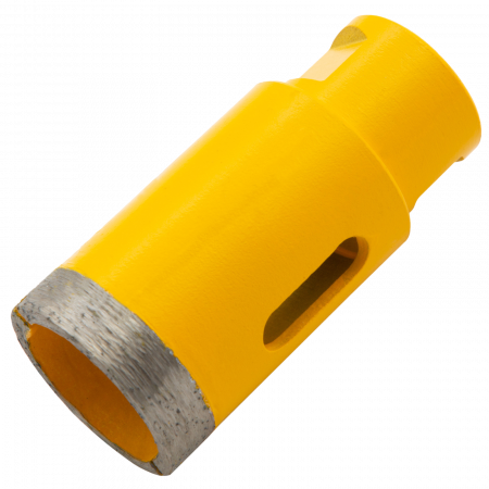 Сверло алмазное по керамограниту DENZEL 72685, 35 мм, М14, мокрая резка