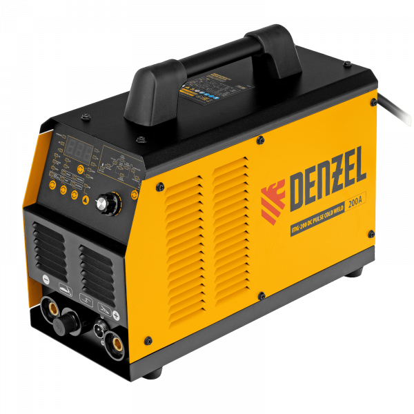 Аппарат инвертор. аргонодуговой сварки DENZEL ITIG-200 DС Pulse Cold Weld, 200 А, ПВ 60%