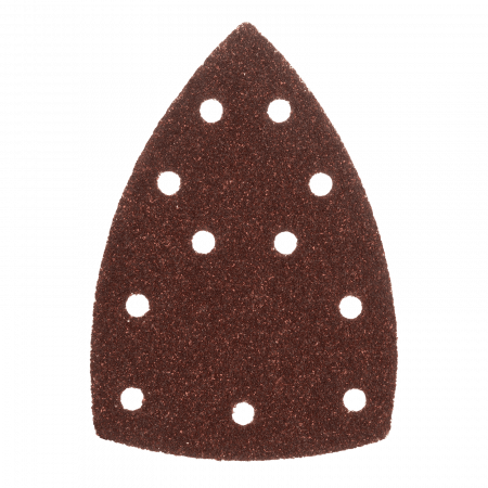 Треугольник абразивный на ворc. подложке под "липучку", перф., P 40, 150х150х100 мм, 5 шт. Denzel