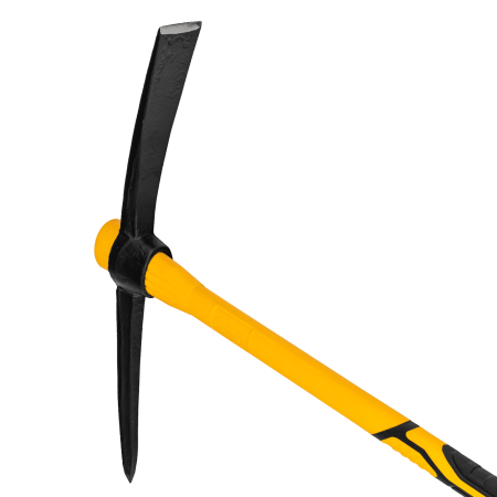 Кирка DENZEL 3000 г, фиберглассовая обрезиненная рукоятка 900 мм