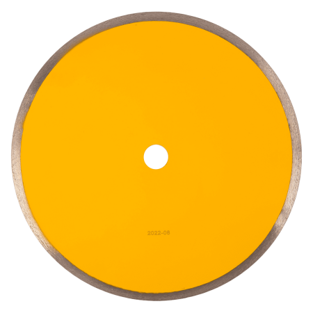 Диск алмазный сплошной DENZEL супертонкий, 300 х 25,4 мм, горячее прессование, мокрое резание