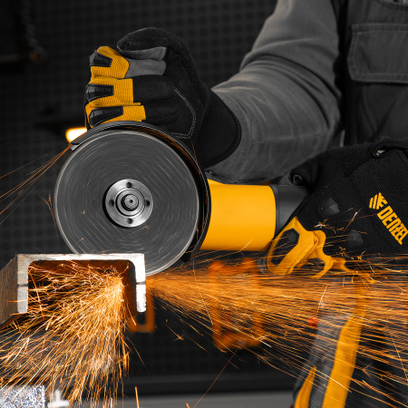 Машина шлифовальная угловая DENZEL AGH125-900, 900 Вт, 125 мм, 11000 об/мин