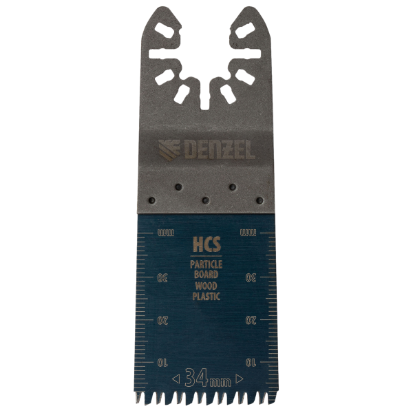 Насадка для МФИ DENZEL 782315 режущая пазовая прямая, HCS, по дереву, ламинату 34 х 2.5 мм