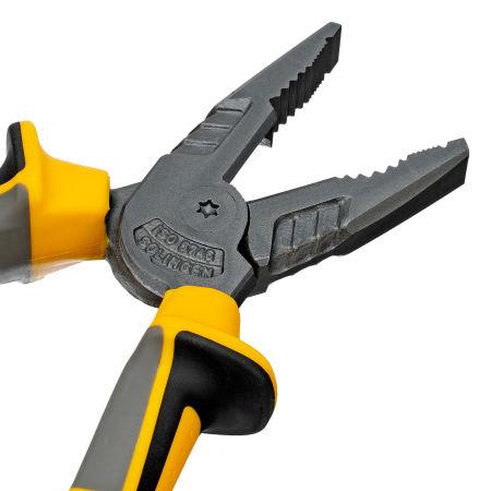 Плоскогубцы комбинированные DENZEL 205 мм, трехкомпонентные рукоятки