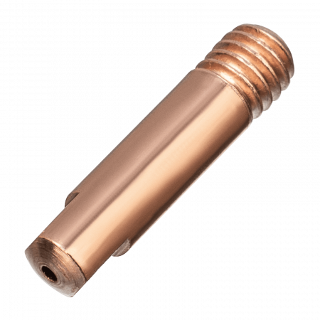 Токосъемный наконечник под проволоку DENZEL 1,2 мм, М5х24, E-CU, 20 шт для MIG горелки тип 15