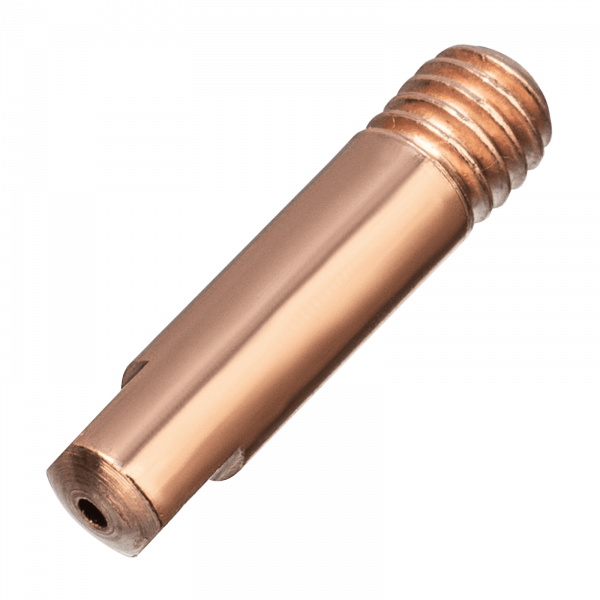 Токосъемный наконечник под проволоку DENZEL 1,2 мм, М5х24, E-CU, 20 шт для MIG горелки тип 15