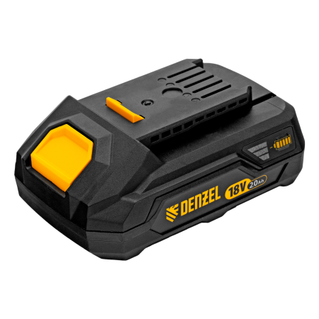 Дрель-шуруповерт аккумуляторная ударная DENZEL CID-18-02BM, Li-Ion, 18 В, 2 акк.