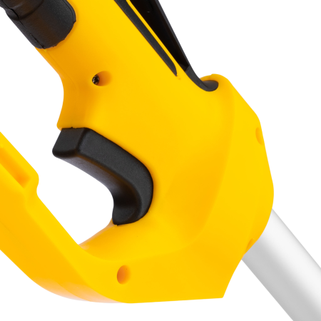 Триммер электрический DENZEL TE-1200, 1200 Вт, 380 мм, катушка + диск, разборная штанга