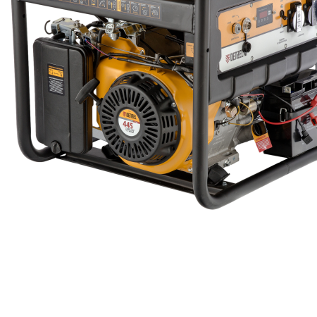 Генератор бензиновый DENZEL PS 80 EA, 8.0 кВт, 230 В, 25 л, электростартер