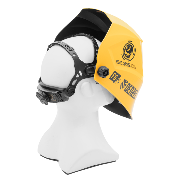 Щиток защитный лицевой DENZEL (маска сварщика) F6, см. окно 93х43, Real Color, DIN4/5-8/9-13 Щиток защитный лицевой DENZEL (маска сварщика) F6, см. окно 93х43, Real Color, DIN4/5-8/9-13