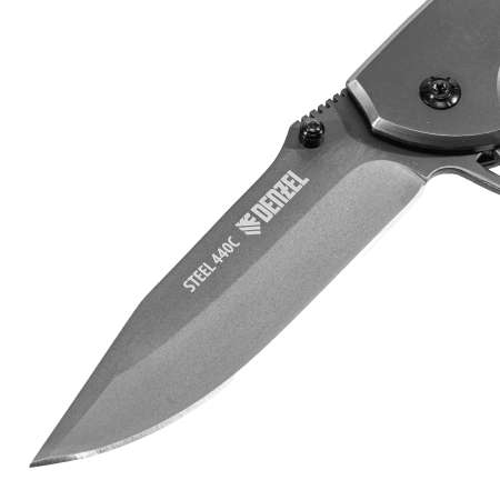 Нож складной DENZEL многоцелевой, системы Liner-Lock, с накладкой G10 на классической рукоятке