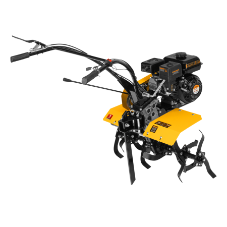 Мотоблок DENZEL DPT-170, 7 л.с., ремен.сцеп, шир 85 см, глуб 35 см,фрез 3х3,ШОМ,скор 2В/1Н,кол 8"