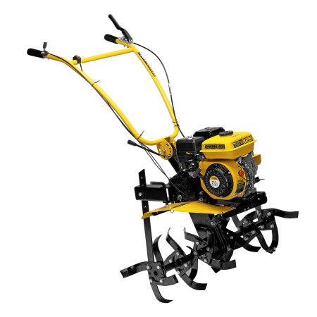 Мотоблок DENZEL DPT-270SB, 7 л.с., ремен.сцеп, фрез 3х4, ШОМ, без колес, передачи 2В/1Н