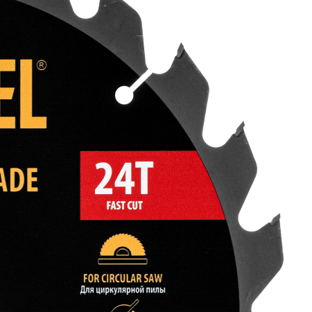 Пильный диск по дереву DENZEL ф300 х 30 мм, 24 зубьев