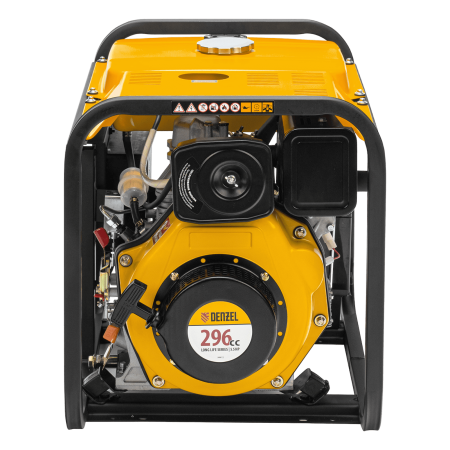 Генератор дизельный DENZEL DES-32E, 3,2 кВт, 230 В, 11 л, электростартер Генератор дизельный DENZEL DES-32E, 3,2 кВт, 230 В, 11 л, электростартер