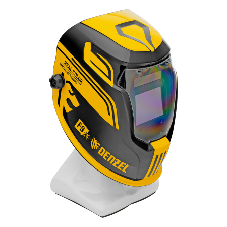 Щиток защитный лицевой DENZEL (маска сварщика) F9, см. окно 100x60, Real Color, DIN 4-8/9-13