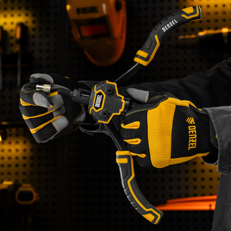 Заклепочник для резьбовых заклепок DENZEL двуручный, заклепки М3, М4, М5, М6, М8, М10, M12