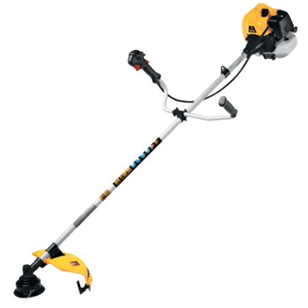 Триммер бензиновый DENZEL DT-52E, 52 см3, неразъемная штанга, электростартер, состоит из 2 частей