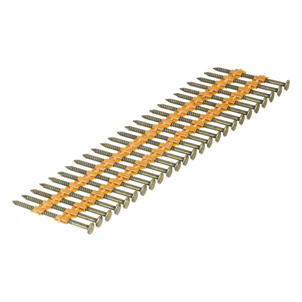 Гвозди DENZEL для пнев. нейлера (крашен.) длина - 50 мм, диам. - 2,9 мм, 2000 шт.