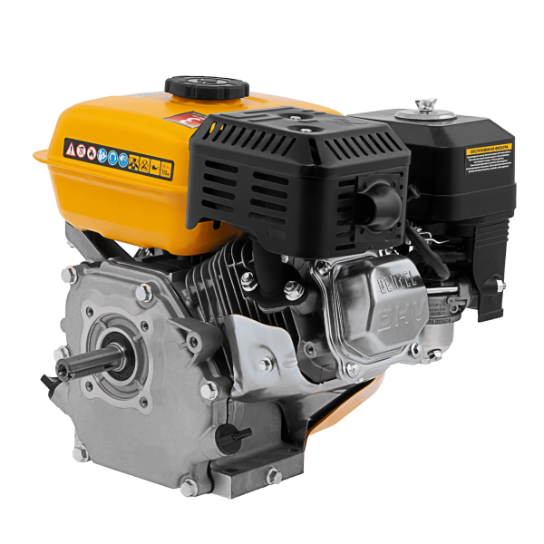 Двигатель бензиновый RX-17K, 7 л.с., 212 см3, горизонтальный вал шпонка 19 мм Denzel