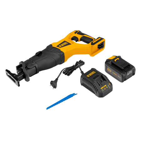 Пила сабельная аккумуляторная бесщет DENZEL BRC-120, 18В Li-Ion