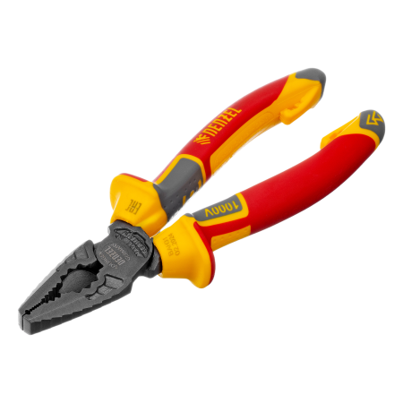 Плоскогубцы комбинированные DENZEL диэлектрические трехкомпонентные рукоятки до 1000 В, 165 мм