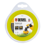Леска для триммера DENZEL Flex Сord 96107, 2 мм x 15 м, круглая, блистер