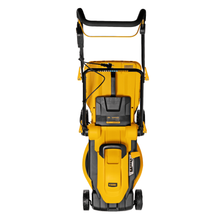 Газонокосилка электрическая DENZEL GM-2000, 2000 Вт, ширина 43 см, 6 уровней, 45 л