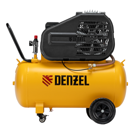 Компрессор воздушный DENZEL рем. привод BCI 2200/100, 2,2 кВт, 100 литров, 420 л/мин