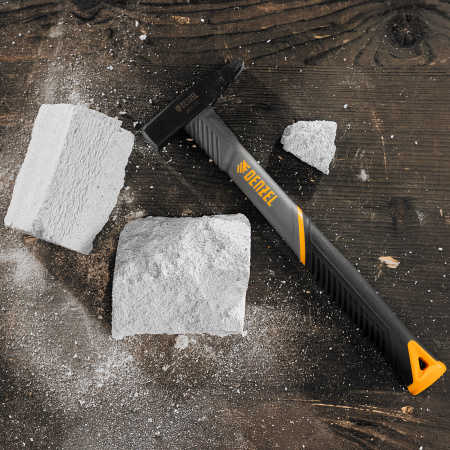 Молоток слесарный DENZEL 200 г, кованый, фибергласовая  рукоятка c TPR покрытием