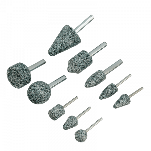 Набор шарошек DENZEL для дрели (ПШМ), 10 шт